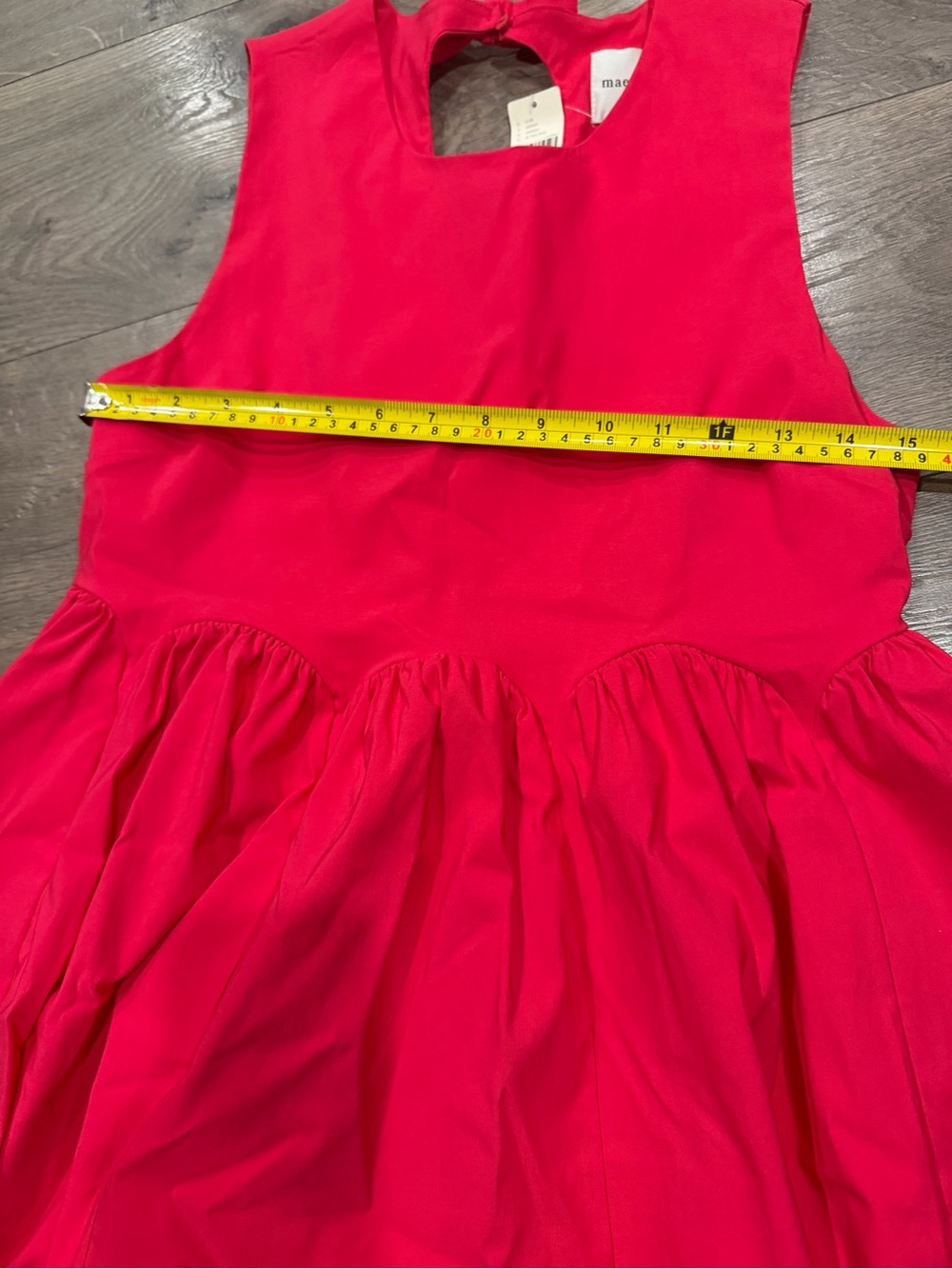 NWT $148 Maeve Anthropologie Size Medium Pink Empire Waist Babydoll Mini Dress - Picture 5 of 5